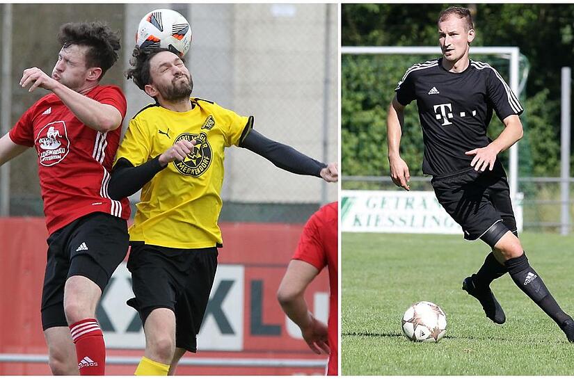 Am Wochenende setzte sich der FSV Buttenheim (linkes Bild, in Rot) mit 4:1 gegen den SV Merkendorf durch und gastiert am Sonntag (15 Uhr) beim TSV Breiteng&uuml;&szlig;bach. F&uuml;r den neuen Ph&ouml;nix-Coach Tim St&auml;rk (rechtes Bild) ein besonderes Spiel.