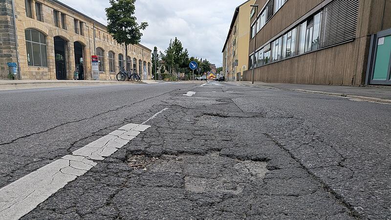 Brennerstraße Bamberg Schlagloch