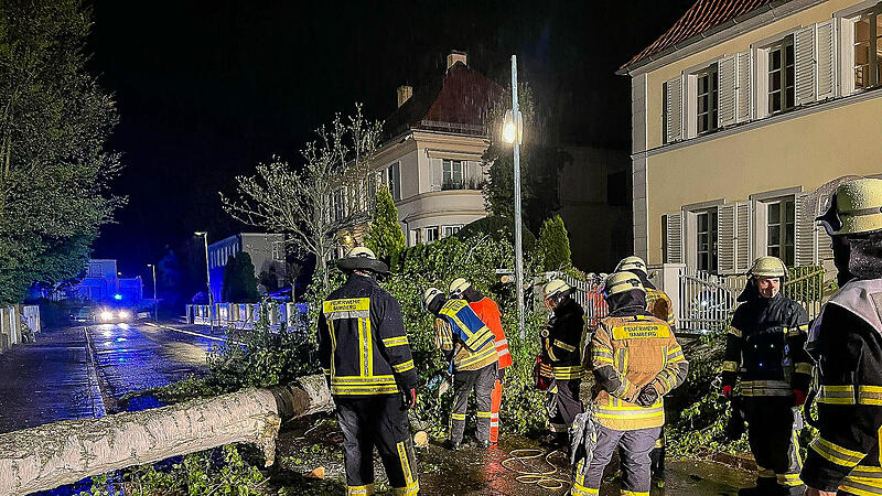Am Montagabend (15.04.2024) stürmte es auch zwischen Bug und Pettstadt (Lkr. Bamberg). Dabei stürzte ein Baum, aufgrund des starken Windes um. Die Feuerwehr war im Einsatz.