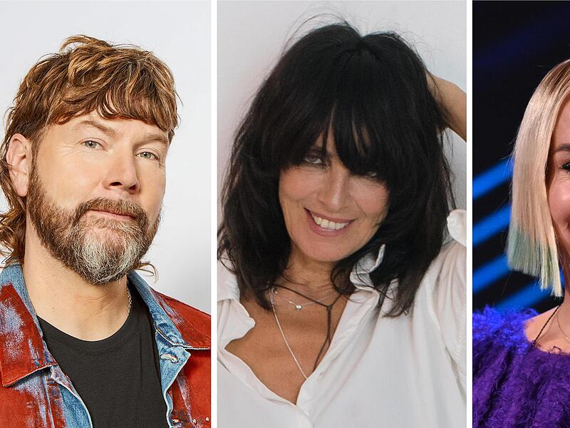 Treten 2025 in Bad Kissingen auf (von links): Rea Garvey, Nena und Sarah Connor. Treten 2025 in Bad Kissingen auf (von links): Rea Garvey, Nena und Sarah Connor.