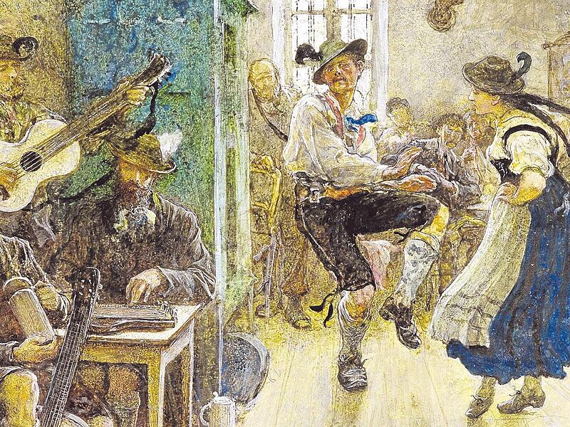 Tracht, Schuhplattler und Volksmusik entwickeln sich in der zweiten H&auml;lfte des 19. Jahrhunderts zum unverkennbaren Markenzeichen der bayerischen Kultur.