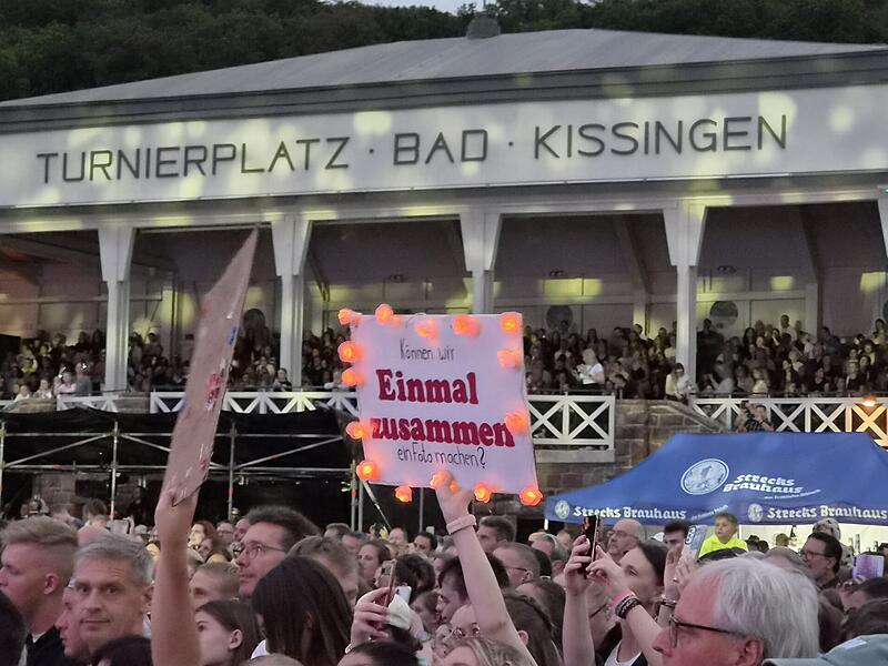 Wincent Weiss beim Open Air in Bad Kissingen