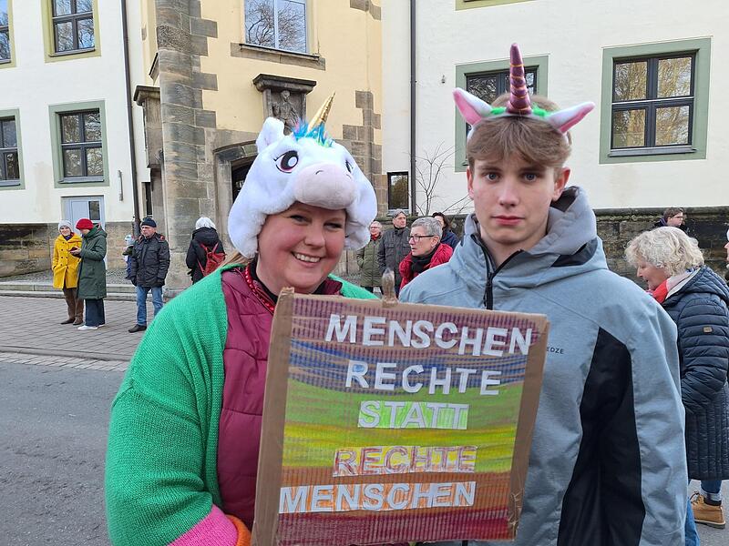 Demo f&uuml;r Demokratie in ForchheimDemo f&uuml;r Demokratie in Forchheim