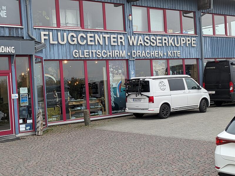Flugcenter Papillon auf der Wasserkuppe in der Rhön.