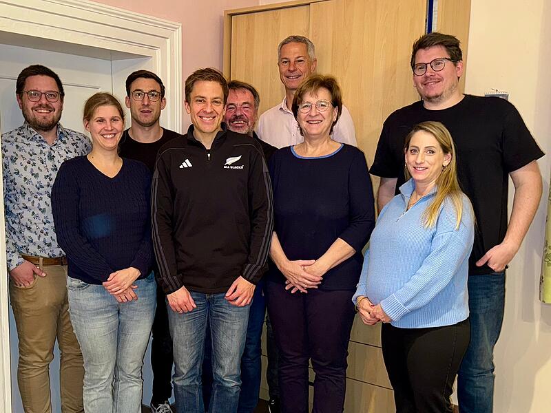 Die Kandidaten in Obereichenbach (v. l.): Matthias Manhart, Daniela Wenger, Alexander Kreß, Christian Storch, Michael Storl, Udo Lamprecht, Susanne Spohn, Lukas Kuhn und Daniela Wick.