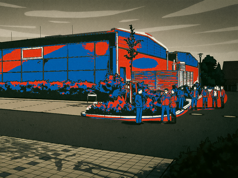 Erstrahlt die Eggolsheimer Eggerbachhalle bald in himmelblau? Wie nun bekannt wurde, will die AfD dort ihren Bezirksparteitag abhalten. Was bereits bekannt ist.