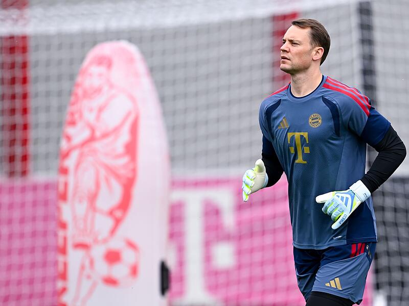 Abschlusstraining FC Bayern