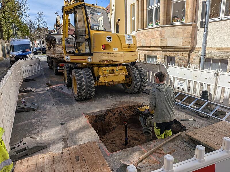 Sperrung Wunderburg Rohrbruch