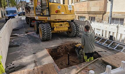 Sperrung Wunderburg Rohrbruch