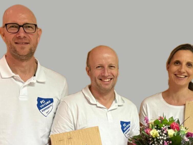 Die neuen Ehrenmitglieder mit dem Vorstand: Maria Sch&auml;fer, Christoph Sch&auml;fer (1. Vorsitzender) Michael Metz, Stefanie Sch&auml;fer und Claudia Wehner (2. Vorsitzende).