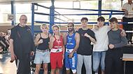 Edgar Feuchter, Melissa Meierl ( Anfängerin, die ihren ersten Kampf in der Boxnacht bestreitet), Celine Söder, Abulla Al-Darwi, Erjin Beqiri, Micha Tymchenko, Leo Zenglein (Gegner leider kurz vorher verletzt.