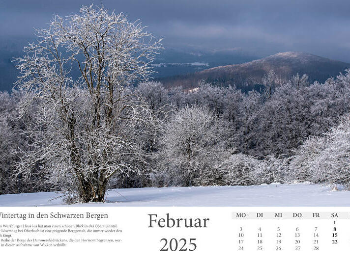 Kalenderblatt aus dem Kalender "Rh&ouml;nheimat"
