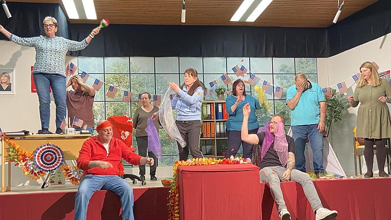 Die Proben der Theatergruppe Kersbach laufen auf Hochtouren.Forchheim & Fr&auml;nkische Schweiz