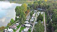 Der Campingplatz in Dechsendorf (Erlangen) am Dechsendorfer Weiher. Gerd Ankermann/Archiv Der Campingplatz in Dechsendorf (Erlangen) am Dechsendorfer Weiher. Gerd Ankermann/Archiv