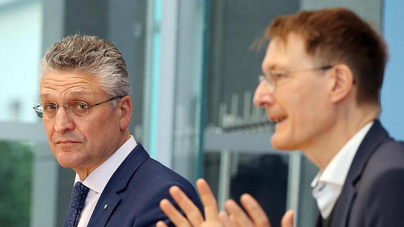 Zwischen RKI-Chef Lothar Wieler und Gesundheitsminister Karl Lauterbach gab es &ouml;fters  Spannungen.
