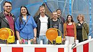 Ortstermin auf der Baustelle am Markusplatz mit den Hochschulseelsorgern und Studierenden. Die Vorfreude auf das sanierte Domizil für die ÖHG ist groß. Ortstermin auf der Baustelle am Markusplatz mit den Hochschulseelsorgern und Studierenden. Die Vorfreude auf das sanierte Domizil für die ÖHG ist groß.