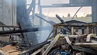 Nach Brand in Schweinezucht Nach Brand in Schweinezucht