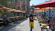 Den Biergarten auf der Unteren Brücke könnte es auch 2023 geben.