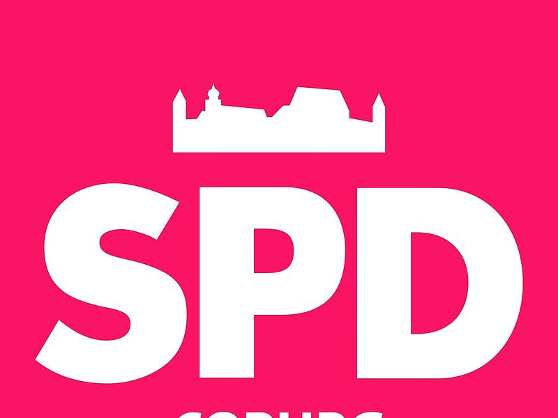 Das Logo der Coburger SPD im Wandel der Zeit &ndash; aber die Veste war immer dabei