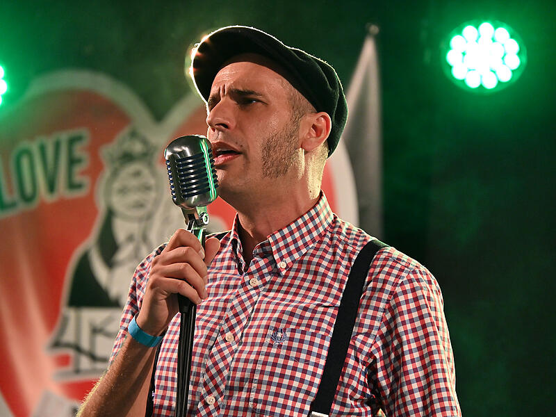 Die Ska-Band The Offbeat Service aus Worms spielte zum Abschluss des Abends.
