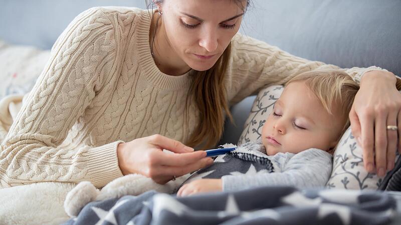 Viele Kinder in Stadt und Landkreis Kulmbach sind aktuell am RS- oder Influenza-Virus erkrankt.