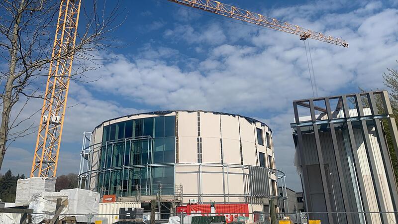 Blick auf die Globe-Baustelle in Coburg Blick auf die Globe-Baustelle in Coburg