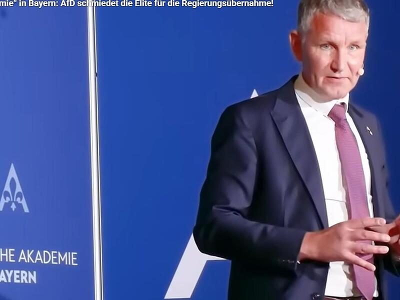 In einem Youtube-Video spricht Björn Höcke in dem kleinen Ort Alesheim bei Gunzenhausen. In einem Youtube-Video spricht Björn Höcke in dem kleinen Ort Alesheim bei Gunzenhausen.