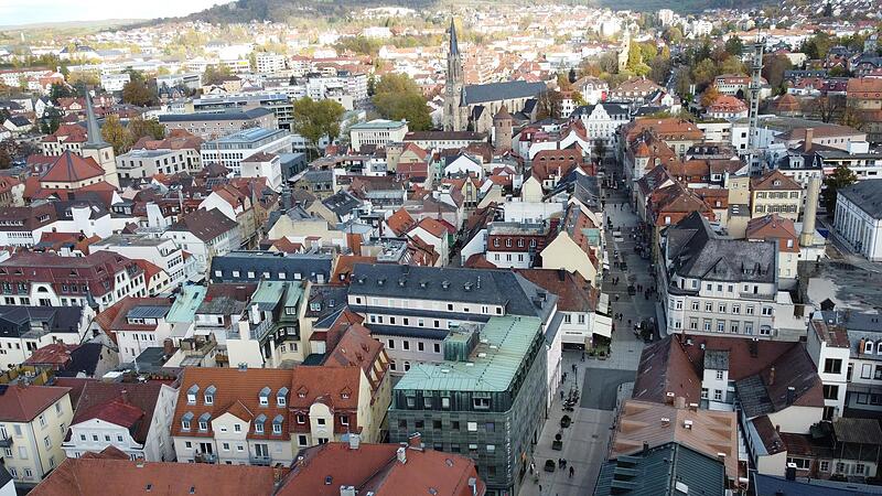 Luftbild Innenstadt Bad Kissingen