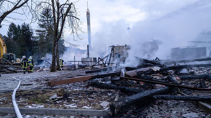 Brand im &laquo;Freizeit-Land Geiselwind&raquo;