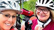Monika Junggunst (rechts) mit Uli Schimanski Monika Junggunst (rechts) mit Uli Schimanski