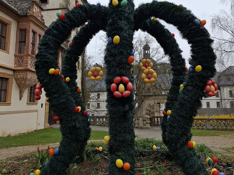 Osterbrunnen Maria Bildhausen