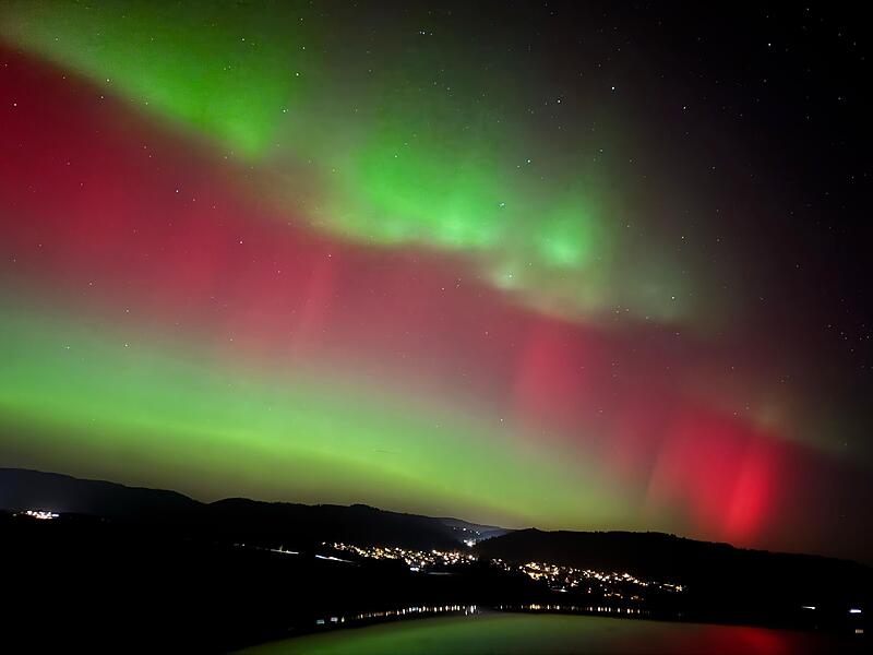 Polarlichter LudwigschorgastPolarlichter &uuml;ber Kulmbach: Die sch&ouml;nsten Leserfotos