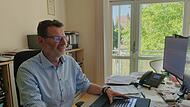 K&auml;mmerer Wolfgang Krippel in seinem B&uuml;ro in Ebermannstadt.Forchheim & Fr&auml;nkische Schweiz