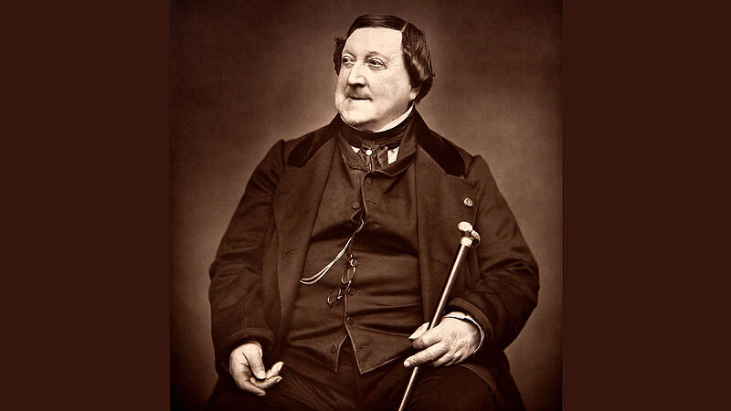 Der Komponist Gioachino Antonio Rossini war im Jahr 1856 in Bad Kissingen.