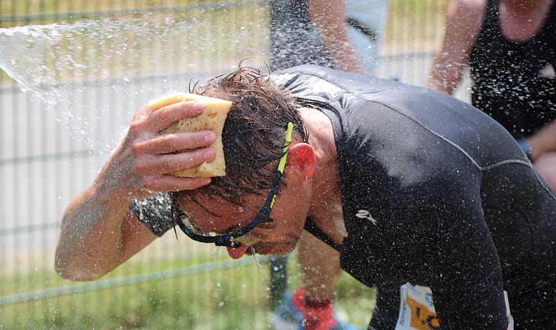 Eine hei&szlig;e Angelegenheit war der Tennet-Triathlon in Trebgast, der 2026 ausgerechnet am bislang hei&szlig;esten Tag des Jahres stattfand.