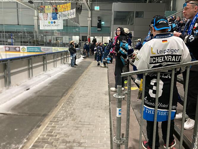 Leipziger Fans in Höchstadt