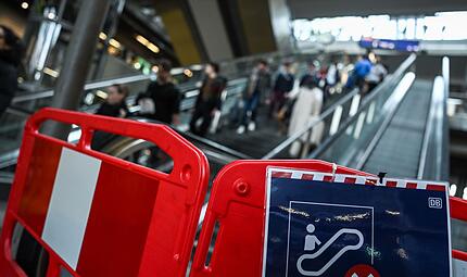 Rolltreppen am Hauptbahnhof