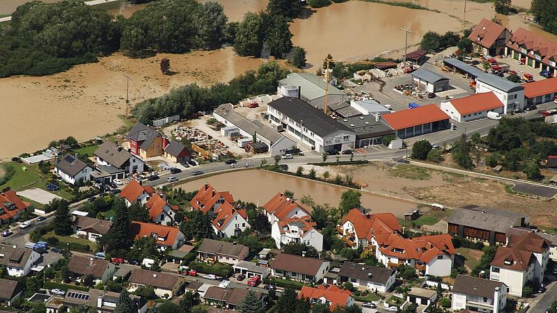 Im Juli 2007 traf ein Hochwasser die Stadt BaiersdorfForchheim & Fränkische Schweiz