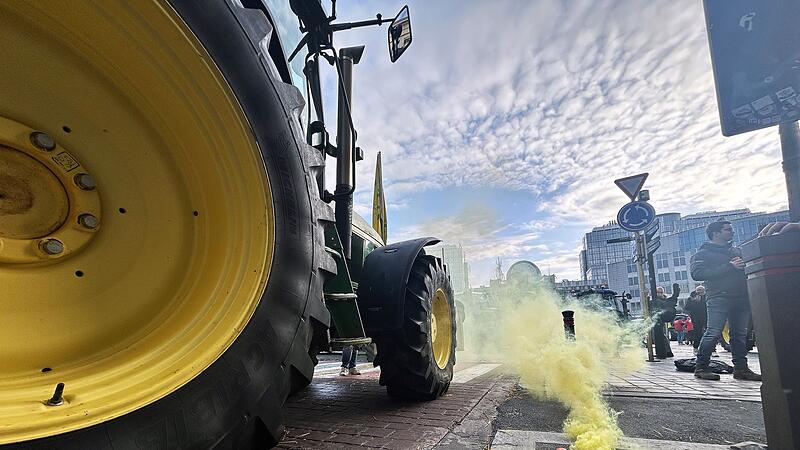 Bauerndemonstration in Brüssel Bauerndemonstration in Brüssel
