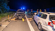 Beide Fahrer wurden bei dem Unfall glücklicherweise nur leicht verletzt.