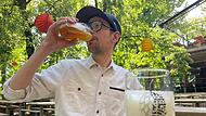 Die Idee von Braumeister Vincenz Schiller: Das Bier vom Entlas Keller ist das einzige, das im Erlanger Berg gebraut und gelagert wird.