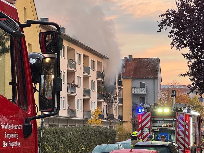 Brand in Regensburg