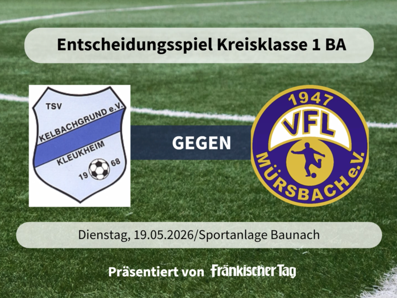 Der Sieger des Entscheidungsspiels TSV Kleukheim gegen VfL Mürsbach stand erst nach 120 Minuten fest. Der Sieger des Entscheidungsspiels TSV Kleukheim gegen VfL Mürsbach stand erst nach 120 Minuten fest.
