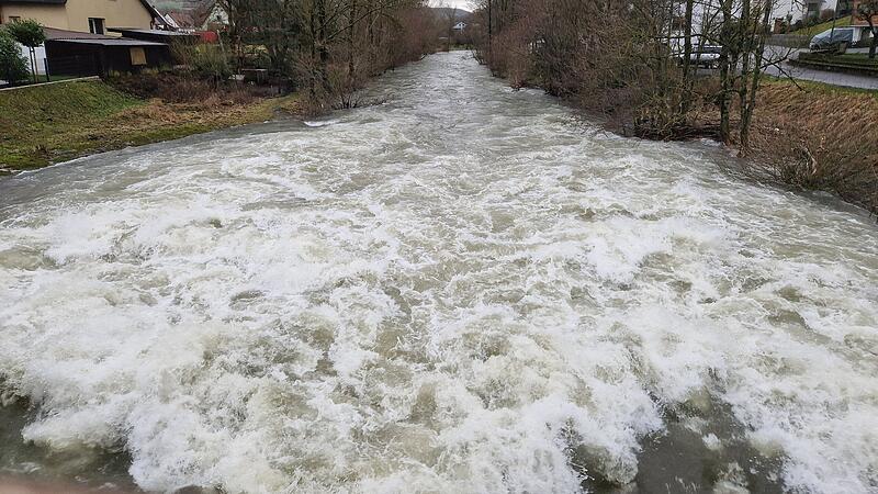 Hochwasser MarktrodachHochwasser-Einsätze im Kreis Kronach
