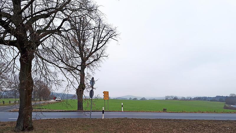 Auf der anderen Seite der Kreisstraße 13 beim Naturdenkmal der Schmölzer Luitpoldlinden (links im Bild) entsteht ein neues Gewerbegebiet. Vor allem produzierendes Gewerbe soll hier angesiedelt werden. Auf der anderen Seite der Kreisstraße 13 beim Naturdenkmal der Schmölzer Luitpoldlinden (links im Bild) entsteht ein neues Gewerbegebiet. Vor allem produzierendes Gewerbe soll hier angesiedelt werden.