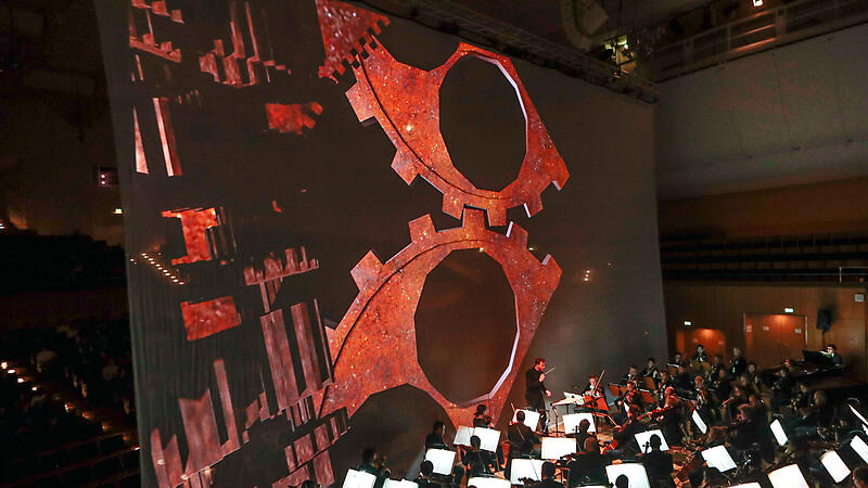 Die Videoprojektion waren von kindgerechter Deutlichkeit.