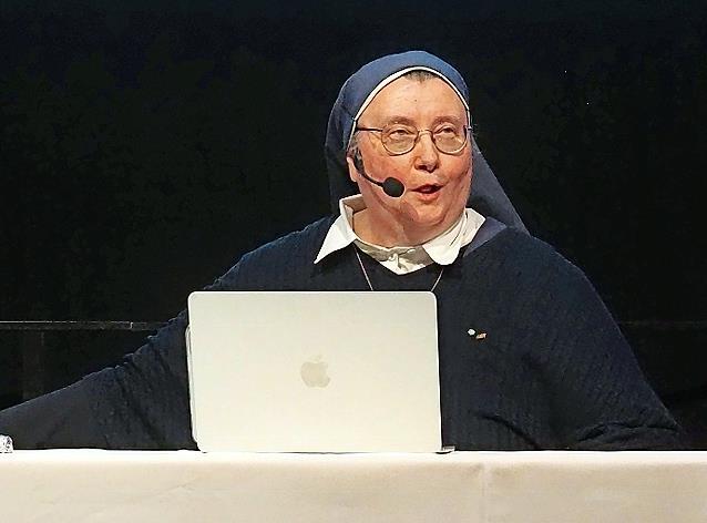 Schwester Teresa Zukic war Festrednerin beim Neujahrsempfang.