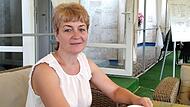 Natalia Dubrovska, Leiterin der Schule und des Kindergartens in Fedorwika.