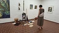 Vernissage Ausstellung Form und Farbe auf Giechburg
