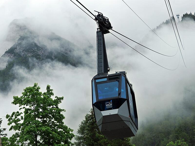 Karwendelbahn im Nebel Karwendelbahn im Nebel